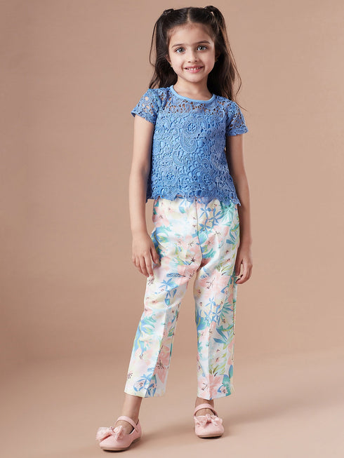 Girls Top With Trousers